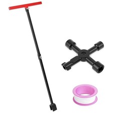 Water Meter Key Water Shut Off Tool Shutoff Key Tool for Main Water Meter