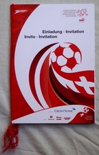 Switzerland v Bulgaria 2009 Friendly match Invitation for official dinner