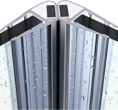 REHAU Magnetdichtung 6-8 mm Glas Ersatz Duschdichtung universal Glastürdichtung