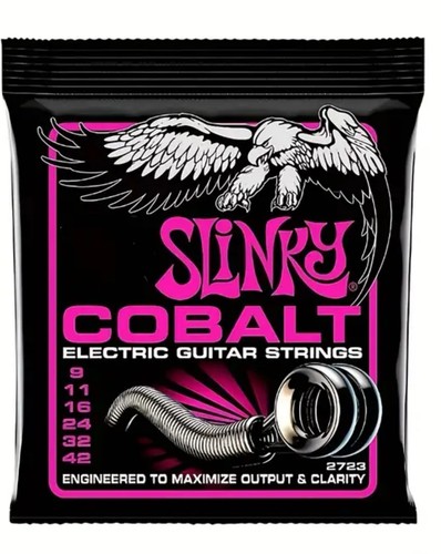 Ernie Ball Super Slinky Cobalt Electric Guitar Strings - 9-42 Gauge (P02723) - Bild 1 von 3