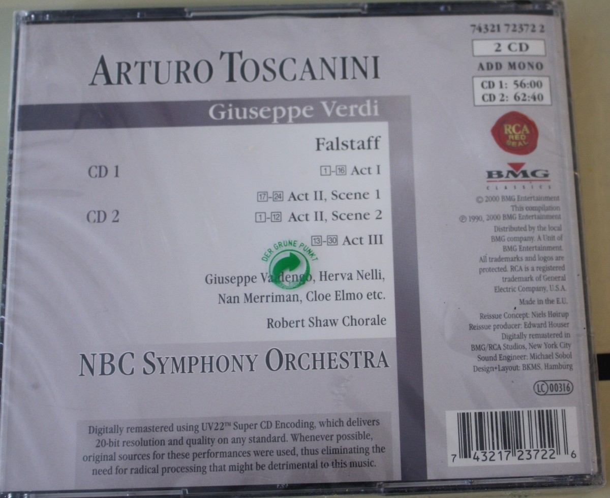 Arturo Toscanini & NBC Symphony Orchestra, Vol. 7: Giuseppe Verdi