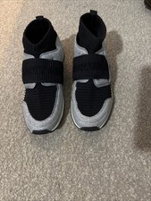 CHANEL Glitter Stretch Fabric CC Sock Sneakers size 38