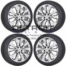 19 Chevrolet Malibu Pvd Bright Chrome Wheels Rims Tires Oem 2016-2019 5718