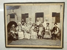 Large Antique Victorian Group Photograph musical theatre 