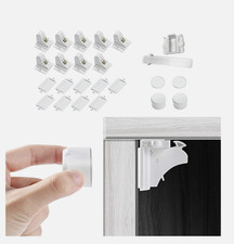 Baby Proofing Magnetic Cabinet Locks 12 Locks and 2 Keys Vmaisi