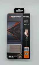Monster HDMI High Speed 4K HDR UHD Gold 6ft Cable 21.0 Gbps New Sealed