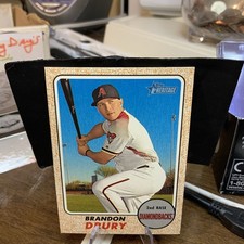 2017 Topps Heritage Brandon Drury #122 (Diamondbacks) NM+