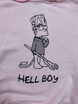 Lil Peep X Superrradical HELLBOY hoodie | eBay