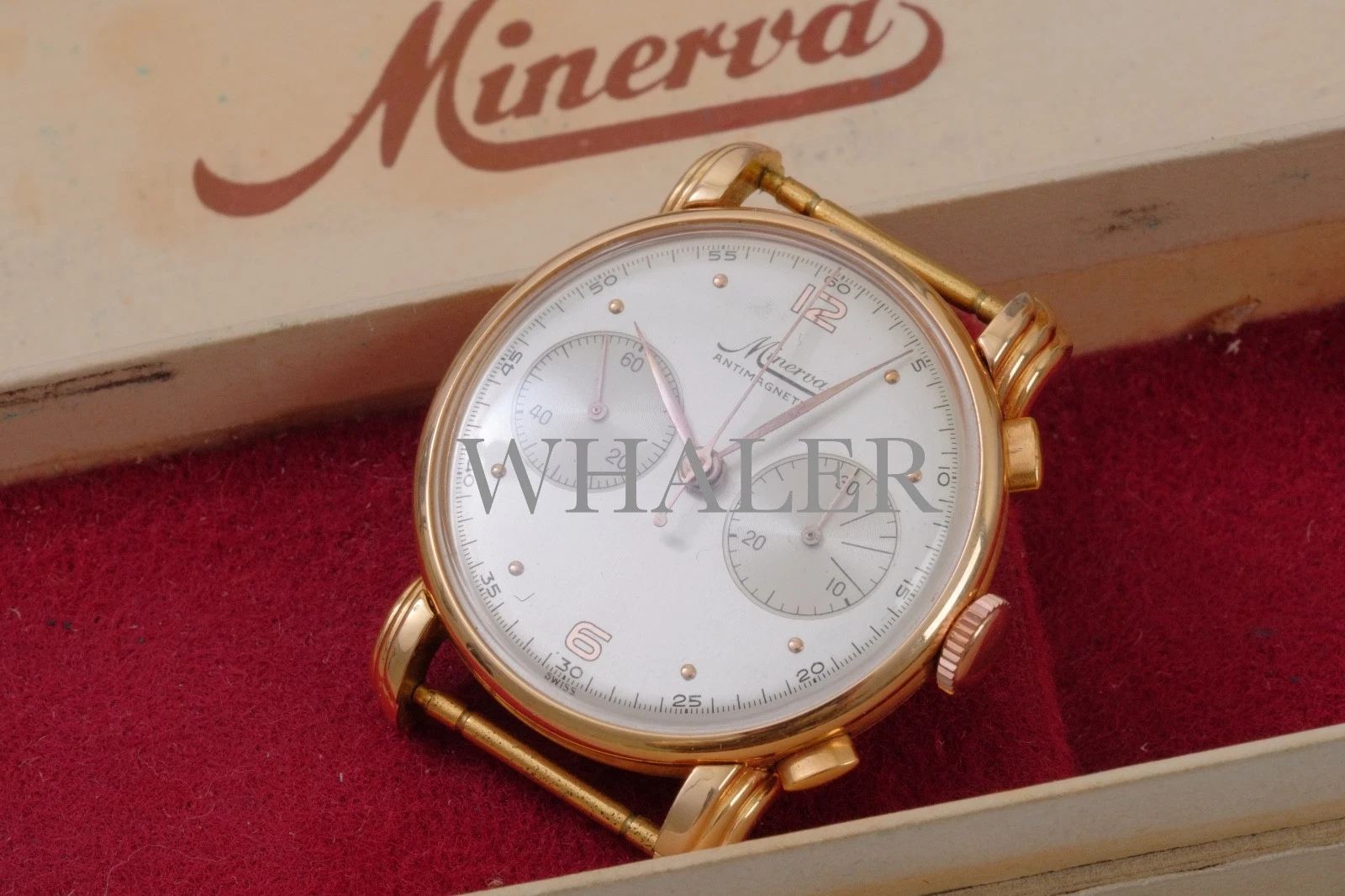 Patek Philippe — New Old Stock Minerva 18k Rose Gold Oversized Chronograph