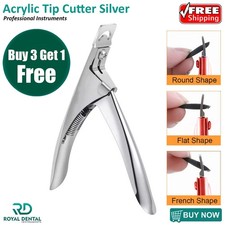 Professional Acrylic Nail Clipper 5.5" False Nail Tip Cutter for Salon Art Tool