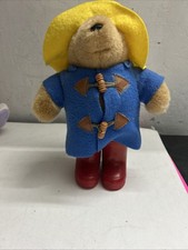 Vintage 1988 Eden Toys Mini Plush PADDINGTON BEAR 10" Yellow Hat Red Boots