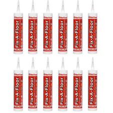 12x Fix-A-Floor Bonding Floor Adhesive for Loose Tile Repair - Fixafloor 