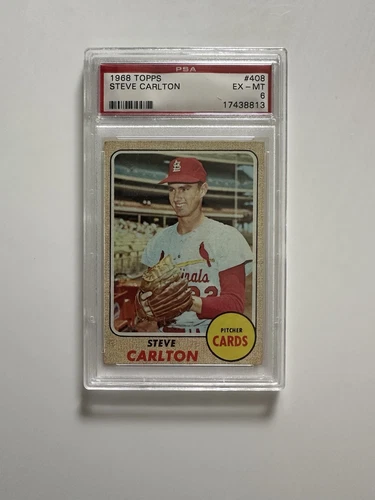 1968 Topps Steve Carlton #408 PSA 6 HOF