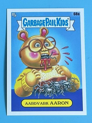 Garbage Pail Kids Book Worms 2022 #68a Aardvark Aaron