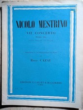 Nicolo MESTRINO 7° concerto 1° solo partition pour violon et piano