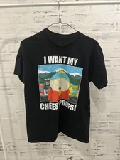 Official South Park Tshirt Adult Small Cartman Cheesy Poofs! Large L Unisex