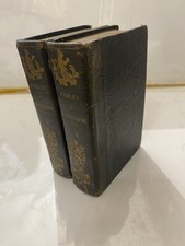 Fables de La Fontaine – 2 tomes – 1830 – 75 gravures – Reliure cuir – Ancien –