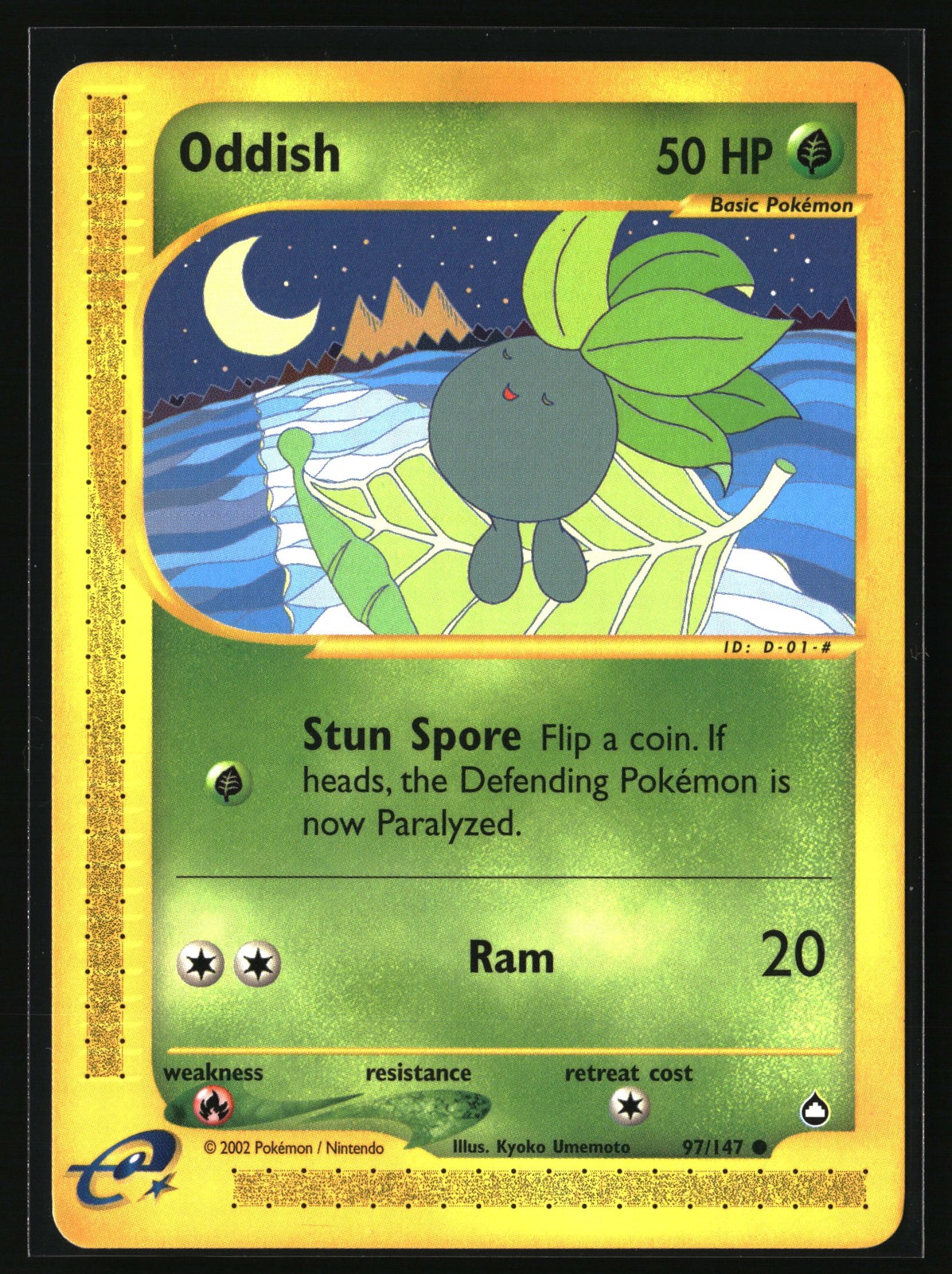 Oddish Common Aquapolis 097/147 NM
