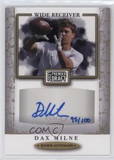 2021 Sage Premier Draft Auto Gold 95/100 Dax Milne #A137 Auto 0q1p