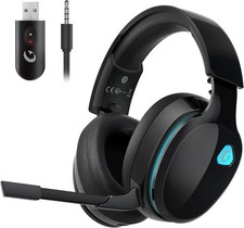 Gtheos 2.4Ghz Wireless Gaming Headset for PC PS4 PS5 Mac Nintendo Switch New