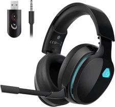Gtheos 2.4Ghz Wireless Gaming Headset for PC PS4 PS5 Mac Nintendo Switch New