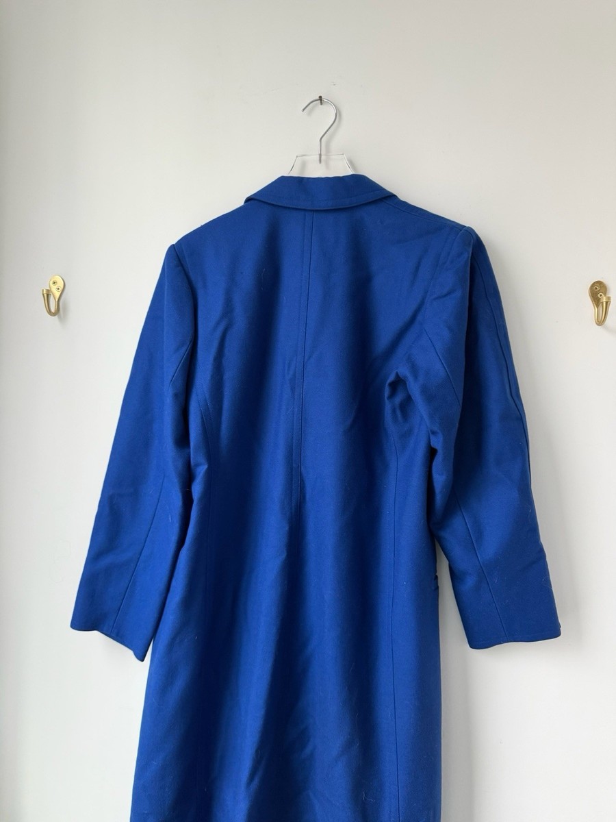 Yves Saint Laurent 　ロイヤルブルー コート　ヴィンテージ Yves Saint Laurent Cobalt blue vintage wool coat | eBay