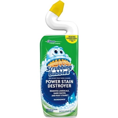 Toilet Bowl Cleaner Gel Non-Bleach Limescale Rust Removal Rainshower 24oz