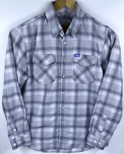 Dixxon Flannel Company Mens Medium The Ormond J&P Cycles Snap Plaid Flannel