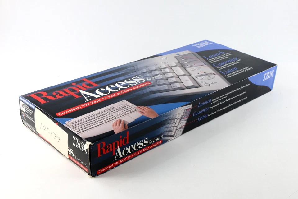 IBM KB-7993 Rapid Access PS2 AT Keyboard 00K8649 / 12J5557 / 12J5558 New Sealed - Image 3 of 4