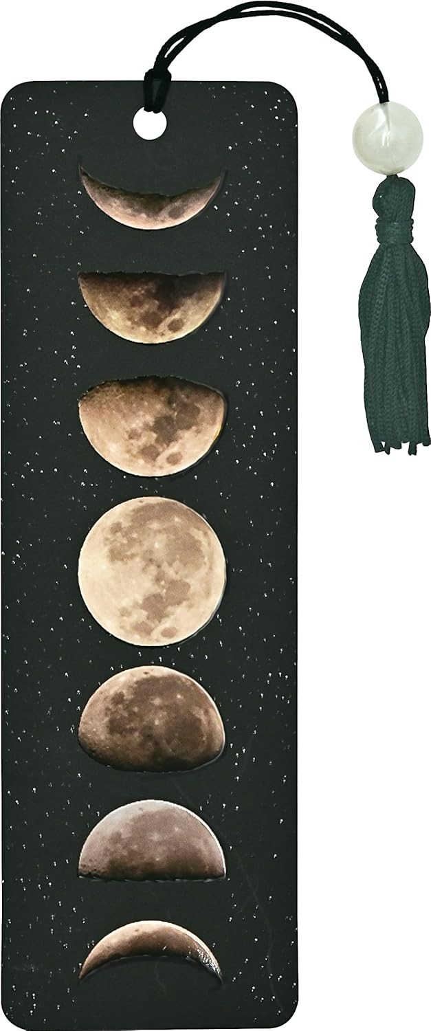 Moon Phases Dramatic Beaded Bookmark ~ Party Bag Filler