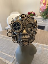 Steampunk masquerade mask Bronze Tone Hallowe...