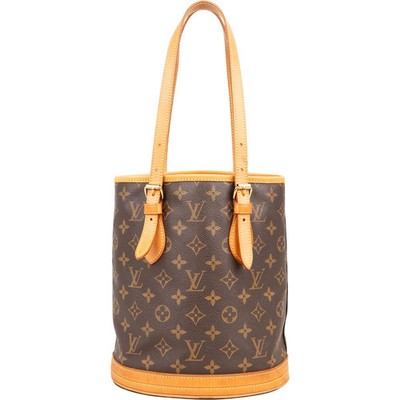 Louis Vuitton Monogram Canvas Bucket PM Shoulder Bag Tasche