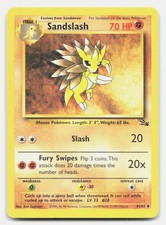 Sandslash 41/62 Uncommon Fossil Pokemon Unlimited LP on eBay