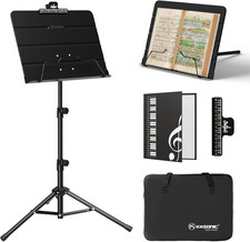 - Dual-Use Folding Sheet Music Stand  Desktop Book Stand with Portable Carrying