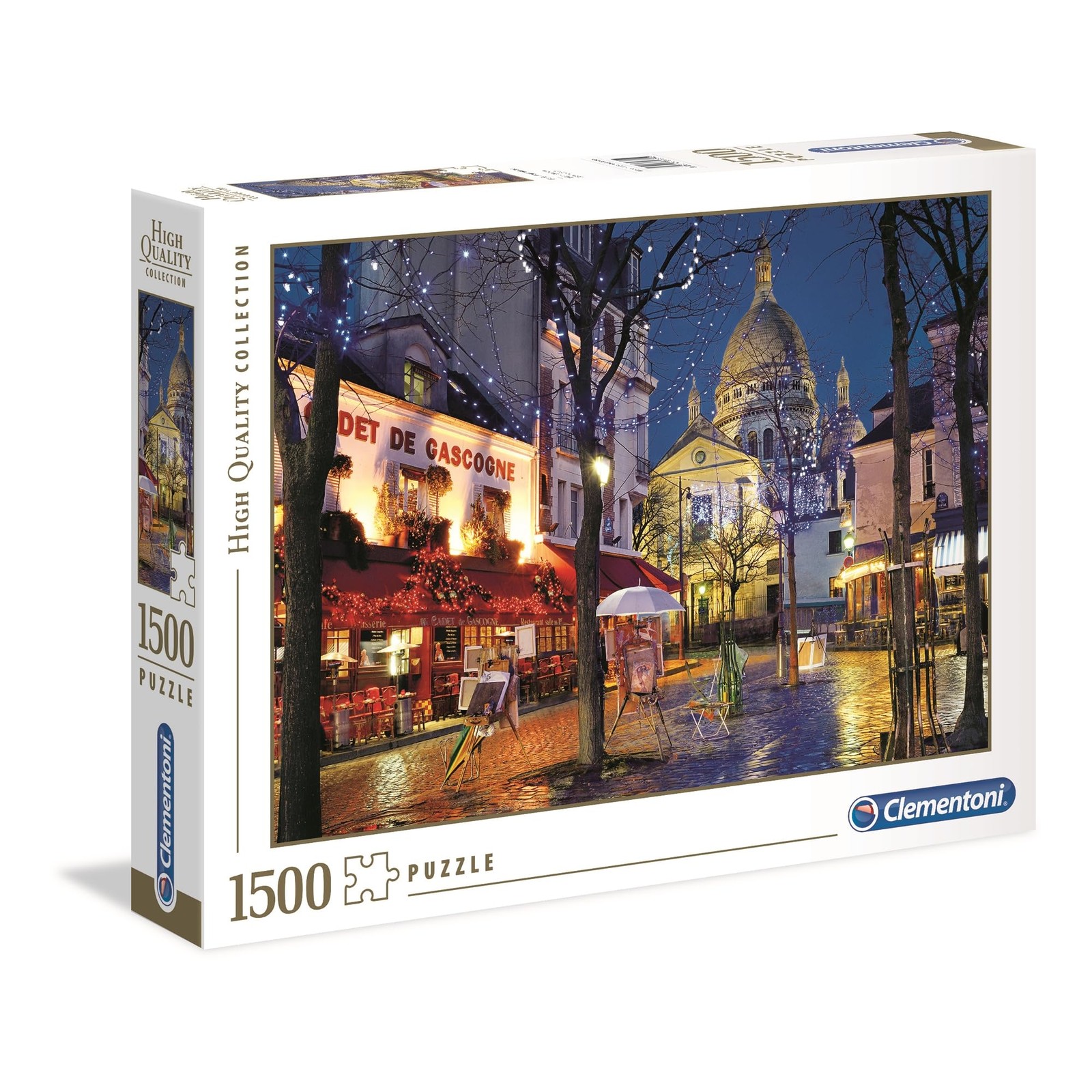 Puzzle 1500 pièces Paris Montmartre vue panoramique multicolore de 31999.2
