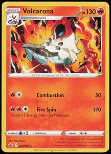 volcarona v pokemon card value Volcarona V 021/203 Evolving Skies Ultra Rare Holo Pokemon TCG Card NM Foil