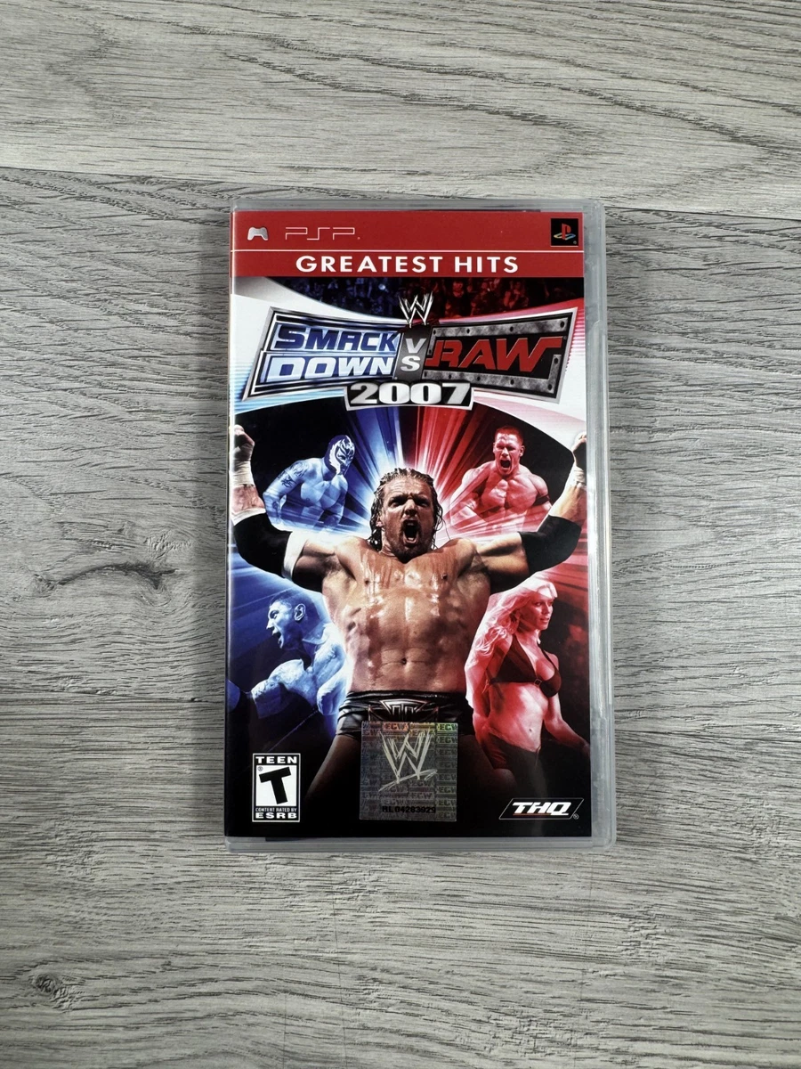 Sony PSP Wrestling WWE SmackDown vs. Raw 2007 Video Games for sale