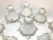 PARALUME IN VETRO DI MURANO, FATTO A MANO, RICAMBIO PER LAMPADARI