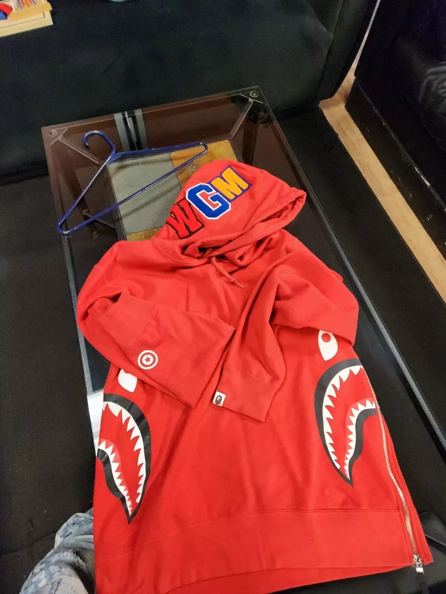 Bape Red Hoodies for Men