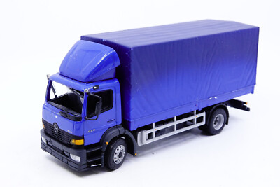 157 Minichamps 1:43  Mercedes Benz Ateco Blau mit Plane ohne OVP