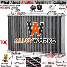 3 Rows Radiator FOR 1998-2005 Toyota Aristo JZS161 2JZ-GTE LEXUS GS300 GS400 AT