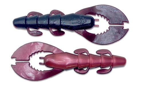 20ct 4" Bottom Licker Crawfish Bass Fishing Lure Floating Claws Jig Trailer - Picture 12 of 24