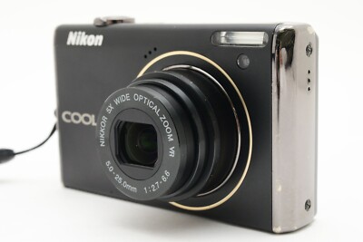Nikon COOLPIX S640 Black 12.2MP 5x Zoom Compact Digital Camera w