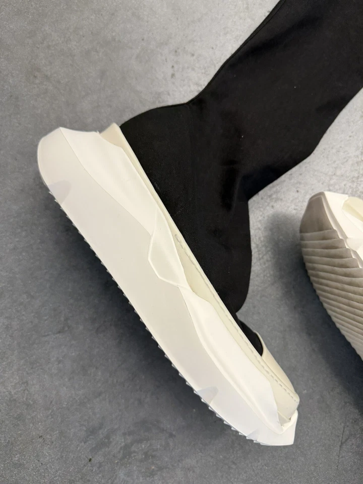 Botas de mezclilla Rick Owens DRKSHDW medias abstractas talla 41/11 EE. UU. Foto 2 de 4