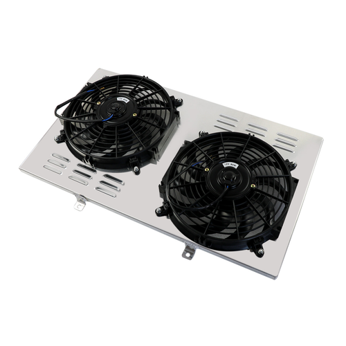 ALUMINUM SHROUD ELECTRIC FAN FITS 19671972 CHEVROLET C10/C20/C30 K10 K20CC369 eBay