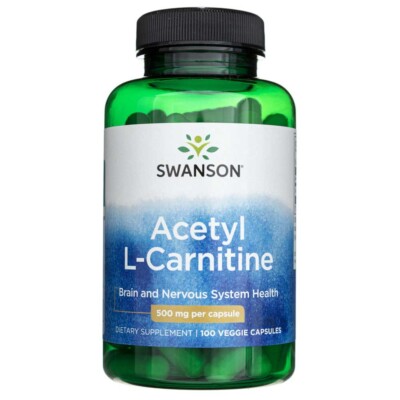 Swanson Acetyl L-Carnitin (ALC) 500 mg, 100 Kapseln