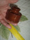 Redware OSV Pottery Inkwell artisan handcraft signed Old Sturbridge Village MA — photo 4