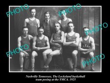 OLD 8x6 HISTORIC PHOTO OF NASHVILLE TENNESSEE LOCKELAND BASKETBALL TEAM c1925