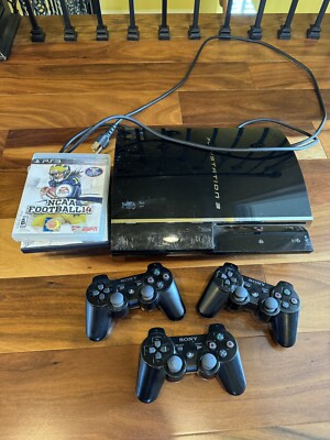 PlayStation 3 PS3 Fat 80GB Backwards Compatible Console LOT