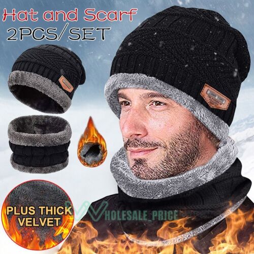 1 Set Rabatte Sets Hüte mit Schal für Männer im Winter - Bild 1 von 28